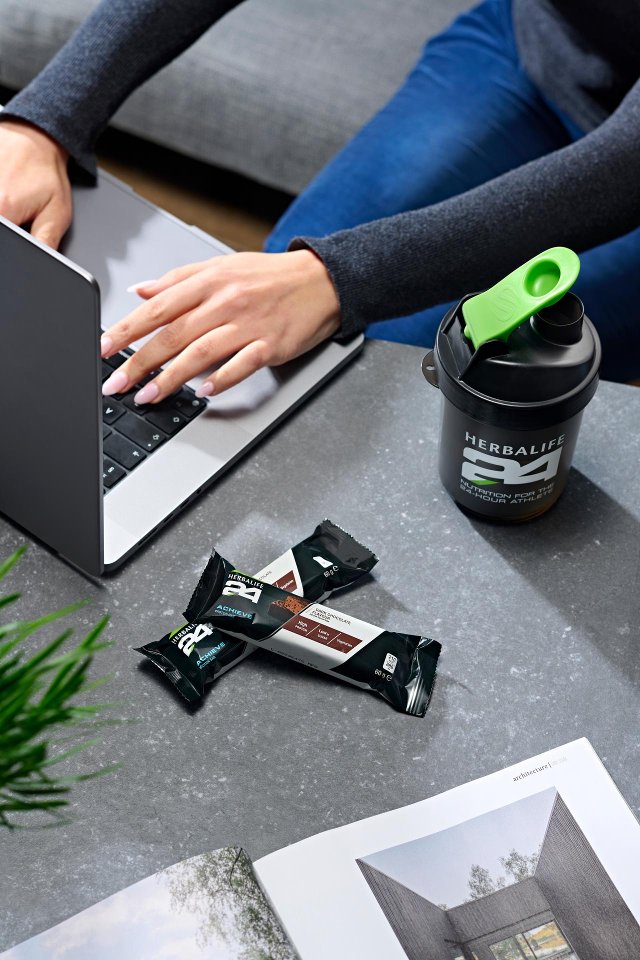 H24 Achieve Protein Bars Dark Chocolate 6 x 60 g